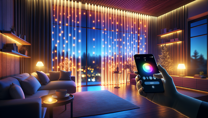 Revolutionize Your Home Decor with the App-Controlled RGB Curtain Lights