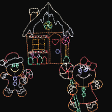 Load image into Gallery viewer, HBL Gingerbread Wire Frame Art
