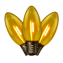 Load image into Gallery viewer, HBL Transparent Smooth Filament LED C9 bulbs

