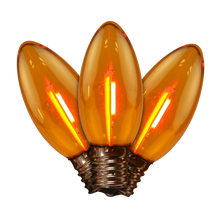 Load image into Gallery viewer, HBL Transparent Smooth Filament LED C9 bulbs
