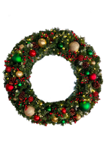 Load image into Gallery viewer, Greenery - CLD Pre-decorated Wreath
