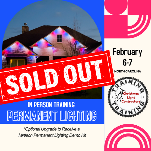 NORTH CAROLINA- IN PERSON TRAINING: PERMANENT LIGHTING  (February 6-7th)