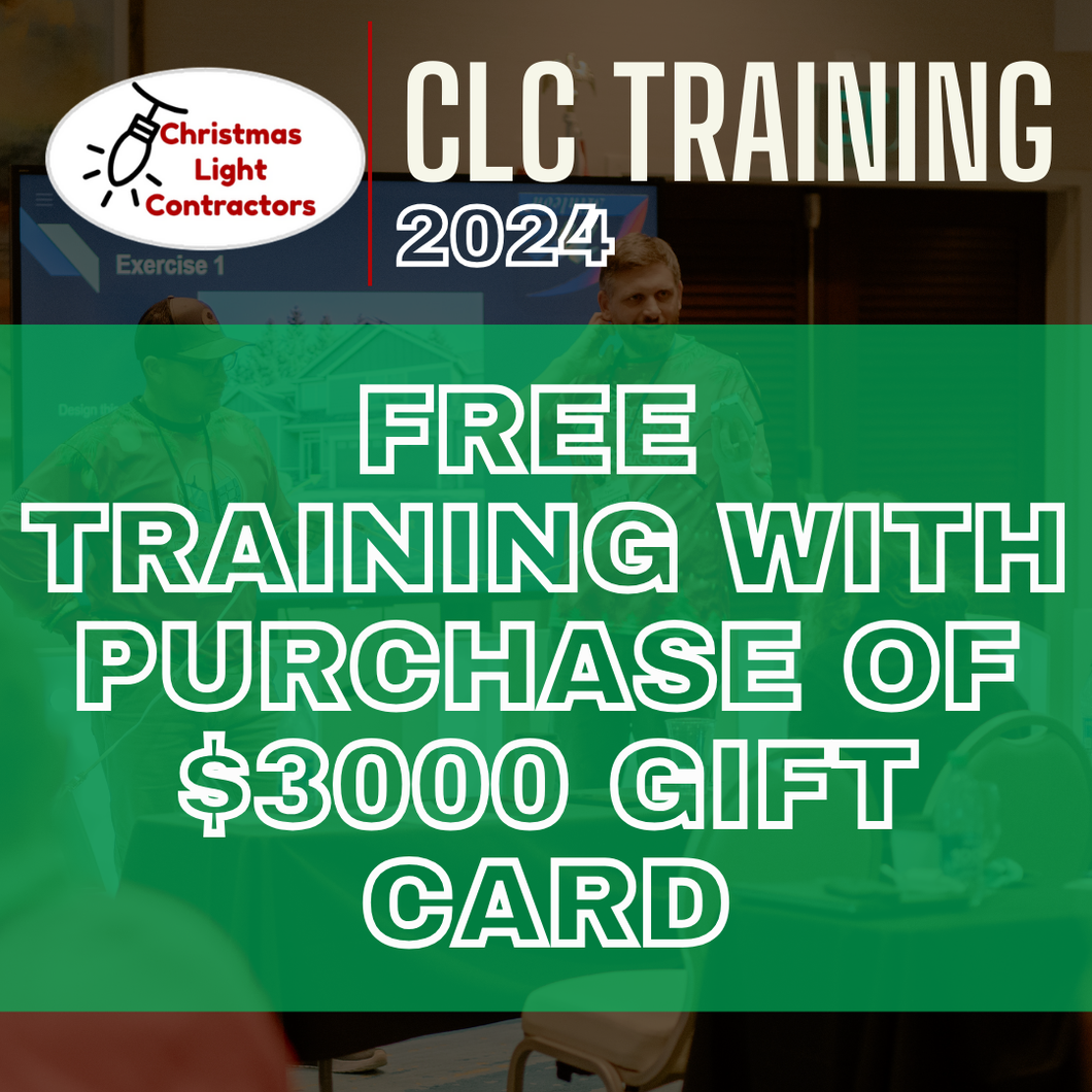 FREE IN PERSON TRAINING with $3000 Gift Card